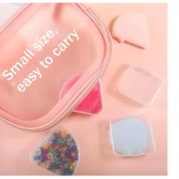 Cossess Triangle Puff WITH Box – Soft Face Triangle Makeup Puff for Loose Powder, Body Cosmetics, Foundation Sponges, Beauty Blender – Makeup Tool (Pack of One) image 5