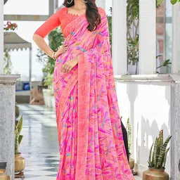LeeliPeeri Designer Poly Chiffon Saree-image-59