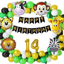 Bubble Trouble Balloon Decoration for 14 Year Birthday - 78 Pieces-picture-12