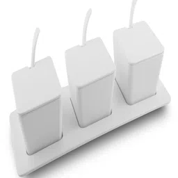 Superware Melamine  Pickle Set - White ( 10 pcs) Condiment set-picture-14