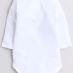 BUMZEE Infant Boys Printed Long Sleeves Pure Cotton Bodysuit With Joggers & Cap image 3