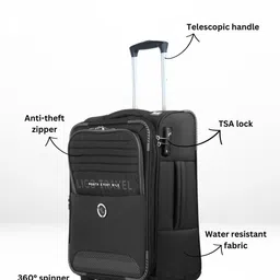 Ligo Bags Soft Sided Medium Trolley Bag image 2