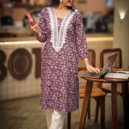 KALINI Women Ethnic Motifs Printed Kurta-picture-10