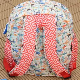 Rosada Aeroplane Backpack for Kids With Matching Keychain hanging, Waterproof Trendy and Spacious Kids Backpack, Stylish Bag for Kids - Small(10 Inches) image 4