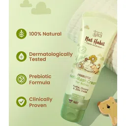 Nat Habit Baby Diaper Rash Cream with Kusha & Coconut Oil | Soothes, Heals & Strengthens Skin Barrier | 100% Natural, Chemical-Free & Safe for Newborns & Infants - 75 g image 4