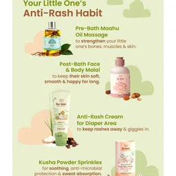Nat Habit Baby Diaper Rash Cream with Kusha & Coconut Oil | Soothes, Heals & Strengthens Skin Barrier | 100% Natural, Chemical-Free & Safe for Newborns & Infants - 75 g image 5