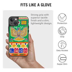 DailyObjects Green Printed Goldy Eagle Truckback iPhone 13 Phone Case image 4