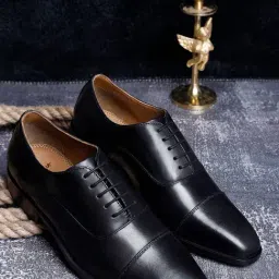 Louis Stitch Men's Obsidian Black Oxford Shoes-picture-28