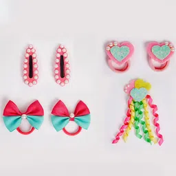 RIBBON CANDY Set Of 7 Girls Embellished Hair Accessory-picture-23