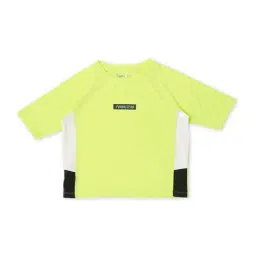 Pepe Jeans Kids Neon Green Printed T-Shirt-image-0