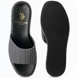 U.S. Polo Assn. Women's Grey Casual Wedges image 4