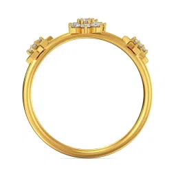 Joyalukkas 22k Gold Gemstone Floweret Tiara Ring image 3