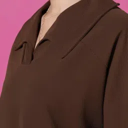 SELVIA Brown Maxi Co-Ord Set image 5