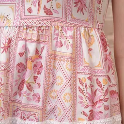 Vishudh Ethnic Motifs Printed Maxi Tiered Dress image 2