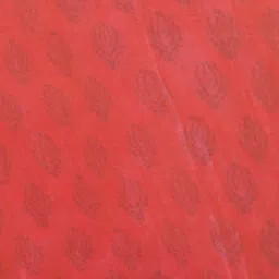 Unnati Silks Pink Cotton Printed Saree With Unstitched Blouse image 3