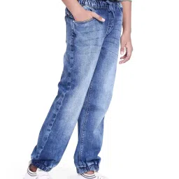 Rare Ones Boys Blue Cotton Solid Jeans image 3