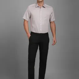 Louis Philippe White Cotton Regular Fit Printed Shirt image 5