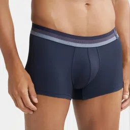 Jockey HG14 Men's Microfiber Elastane Stretch Rib Solid Trunk with Stay Dry Technology image 3