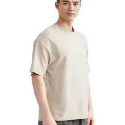 Rare Rabbit Beige Oversized Embroidered T-Shirt image 3