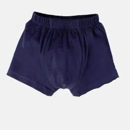 Kiddopanti Boys Grey, Ice Blue & Navy Cotton Boxers - Pack of 3 image 3