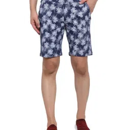 Global Republic Navy Printed Shorts-image-60