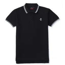 Gini & Jony Kids Black Regular Fit Polo T-Shirt-picture-19