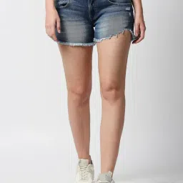 Pepe Jeans Light Blue Denim Shorts-picture-16