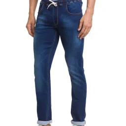Parx Blue Jogger Fit Jeans image 3