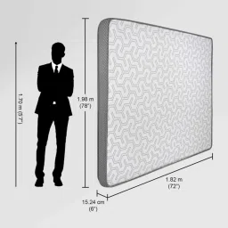 Godrej Interio Eliza White Pocket Spring Double Bed Mattress image 3