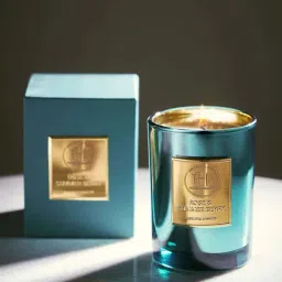 Pure Home and Living Teal Rose And Summer Berry Scented Candle-image-81