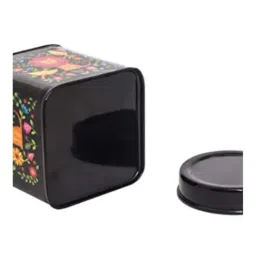 Chumbak Black Iron Storage Jar - Set of 1 image 2