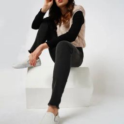 Only Black Blended Skinny Fit Mid Rise Jeans-picture-9