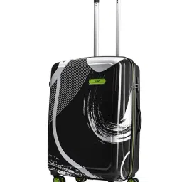 Skybags White & Black Splash Printed Large Hard Checked Luggage image 4