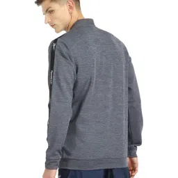 Reebok Blue Full Sleeves Mandarin Collar Jacket image 2