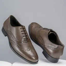 Red Tape Men's Brown Brogue Shoes-image-78
