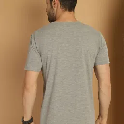 Vimal Jonney Green & Grey Regular Fit T-Shirt image 3