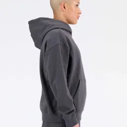 New Balance Black Cotton Sports Hoodie image 3