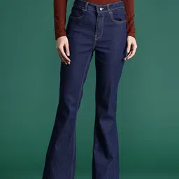 DressBerry Women Flared Stretchable Jeans-image-66