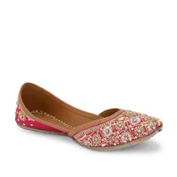 Styli Women's Pink Ethnic Juttis image 3