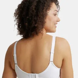 Jockey ES27 Women's Wirefree Non Padded Super Combed Cotton Full Coverage Minimizer Bra image 3