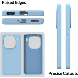 Sprig Back Cover for IQOO 12 (Blue) image 3