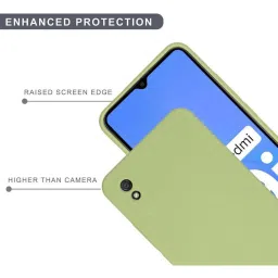 Sprig TPU Matte Back Cover for Mi Redmi 9A (Green) image 3
