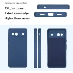 Sprig Back Cover for Google Pixel 7A 5G (Blue) image 3