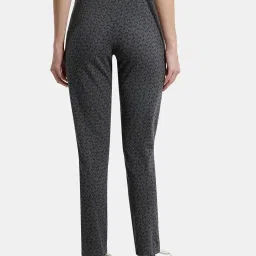 Jockey 1301 Women's Super Combed Cotton Elastane Stretch Slim Fit Trackpants With Side Pockets - image 3