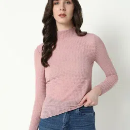 showoffff SHOWOFF Peach Checks Top-picture-23