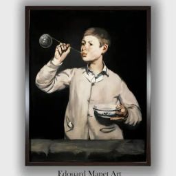 The Art House Black & White Soap Bubbles Wooden Framed Canvas Painting Wall Art-picture-36
