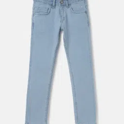United Colors of Benetton Kids Blue Solid Jeans-picture-26