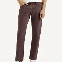 Levi's 512 Brown Cotton Slim Fit Jeans-picture-48