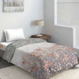 DDECOR Live beautiful Grey Polycotton 136 TC Floral Winter Quilt-picture-17