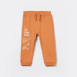Juniors by Lifestyle Boys Rust Cotton Printed Track Pants-picture-14